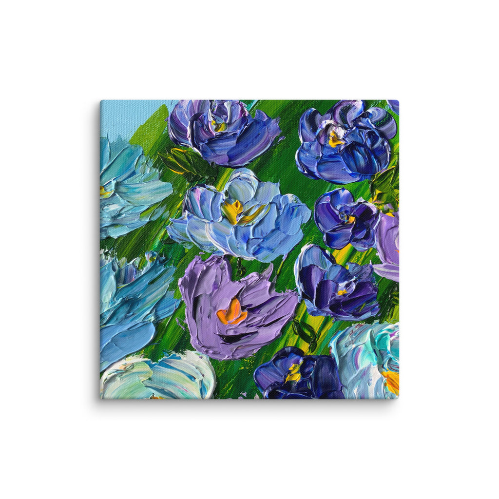 Tender Moments Abound - Fine Art Canvas Print of Original Painting by Louanne Ramage Fine Artist
